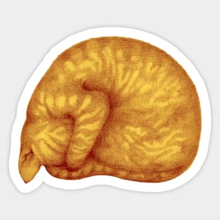 Ginger Introvert Sticker